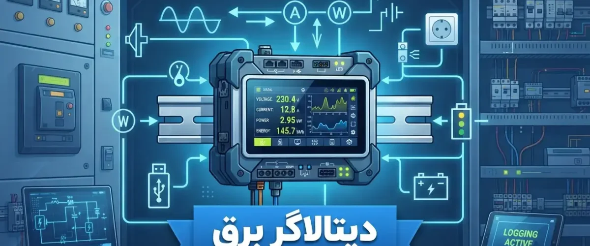 تصویر شاخص مقاله راهنمای خرید دیتالاگر برق با نمایش ولتاژ، جریان و توان
