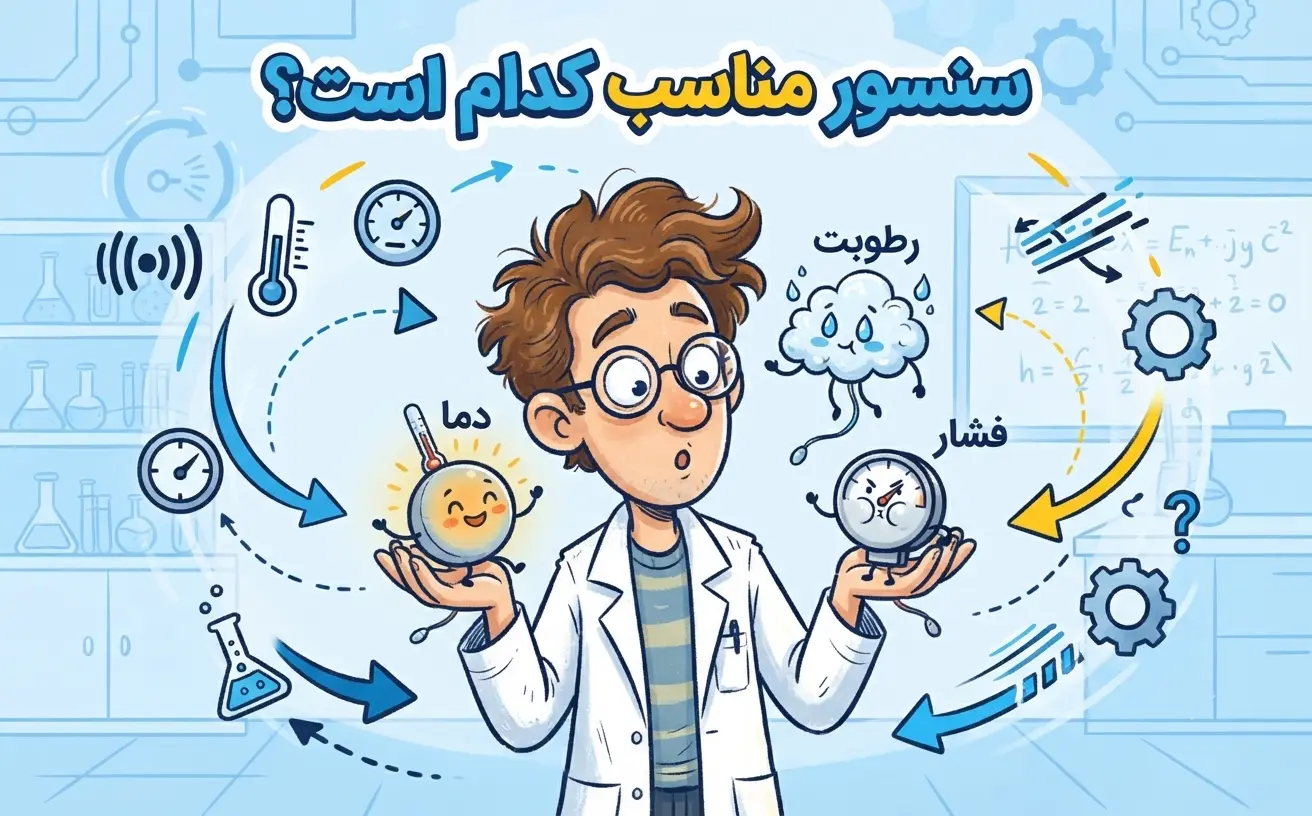 تصویر شاخص مقاله راهنمای انتخاب سنسور دیتالاگر و سیگنال خروجی مناسب برای دیتالاگر